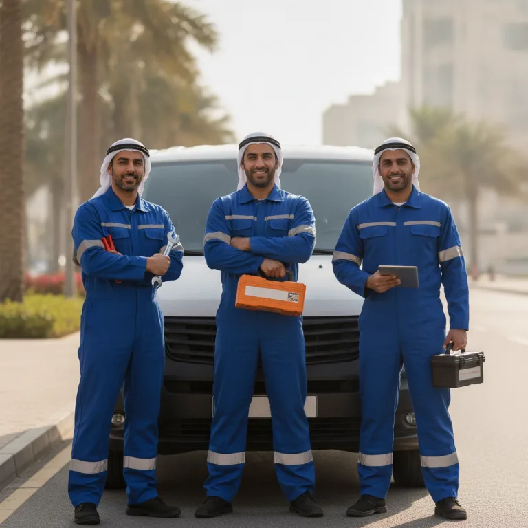 Roadside Assistance team in Khalifah A City